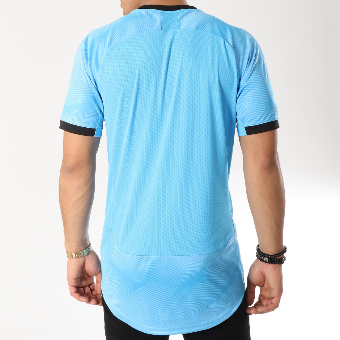 Puma - Tee Shirt De Sport OM Graphic Jersey 754654 Bleu ...