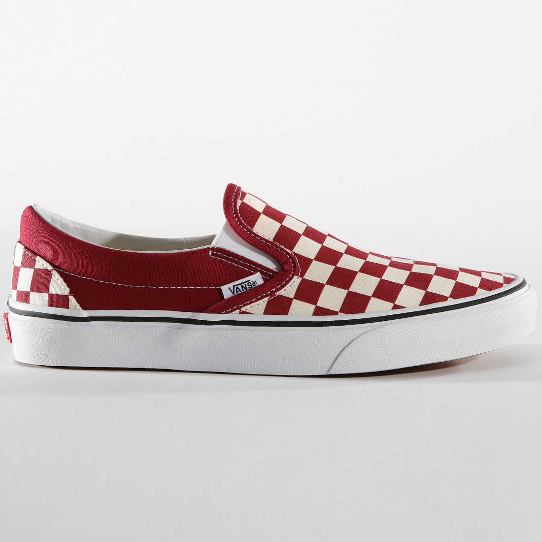 vans slip on rouge
