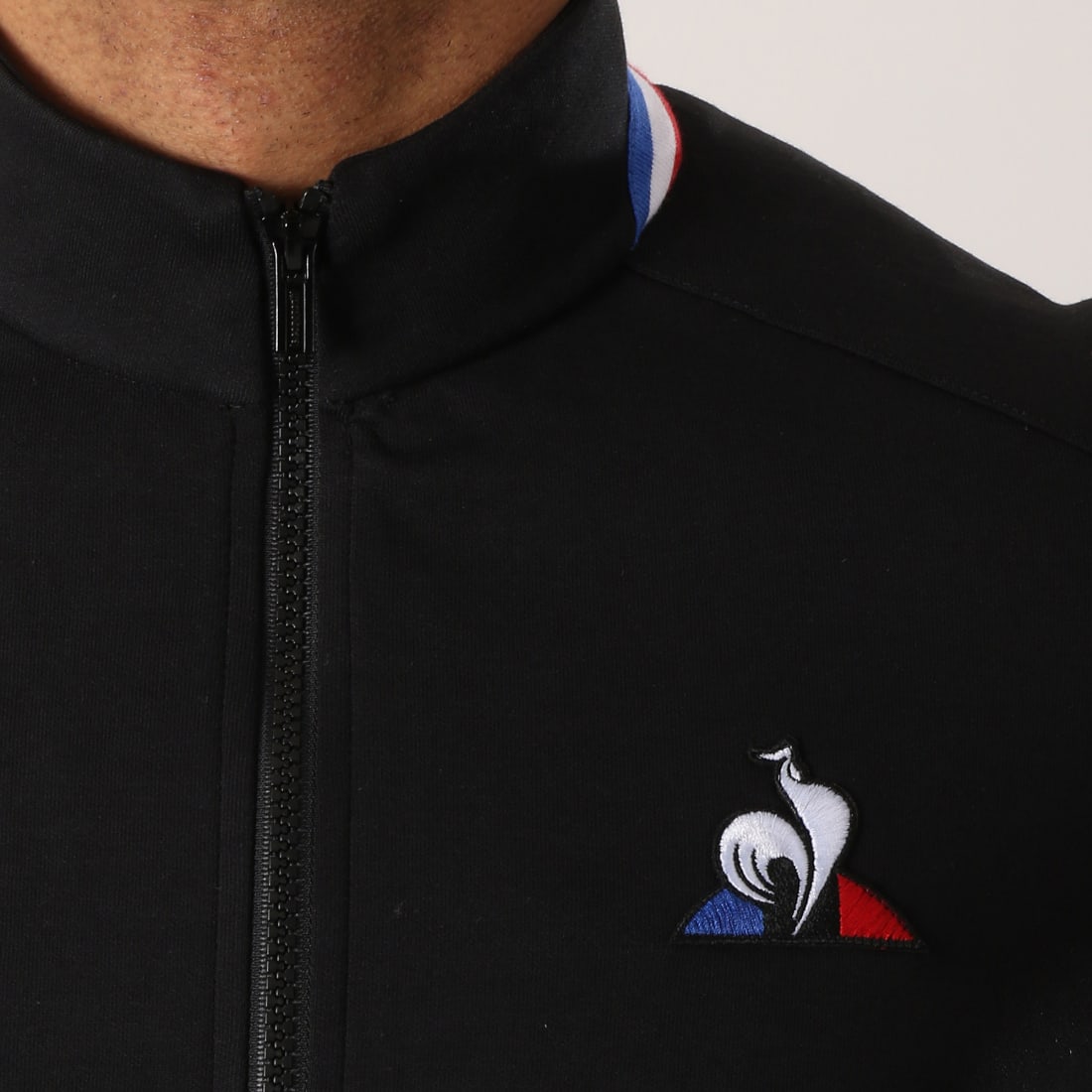 Le Coq Sportif Veste Zippée Tricolore FZ N1 1910370 Noir Le Coq Sportif Veste Zippée Tricolore FZ N1 1910370 Noir