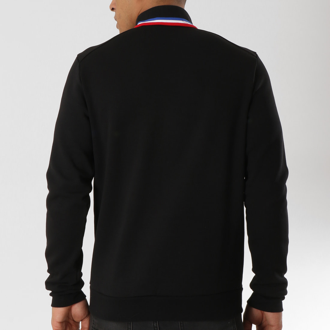 Le Coq Sportif Veste Zippée Tricolore FZ N1 1910370 Noir Le Coq Sportif Veste Zippée Tricolore FZ N1 1910370 Noir