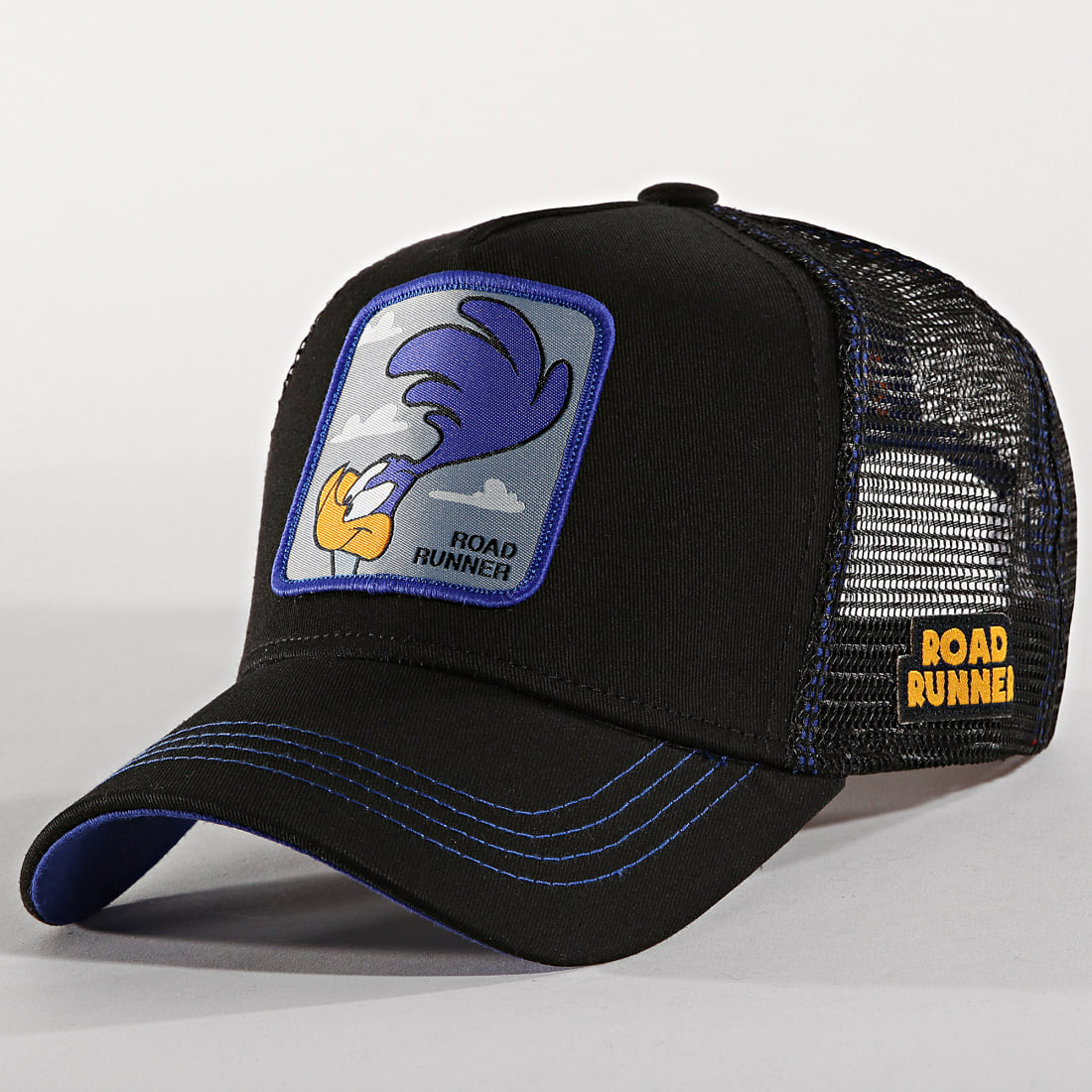 Capslab Casquette Trucker Road Runner Noir