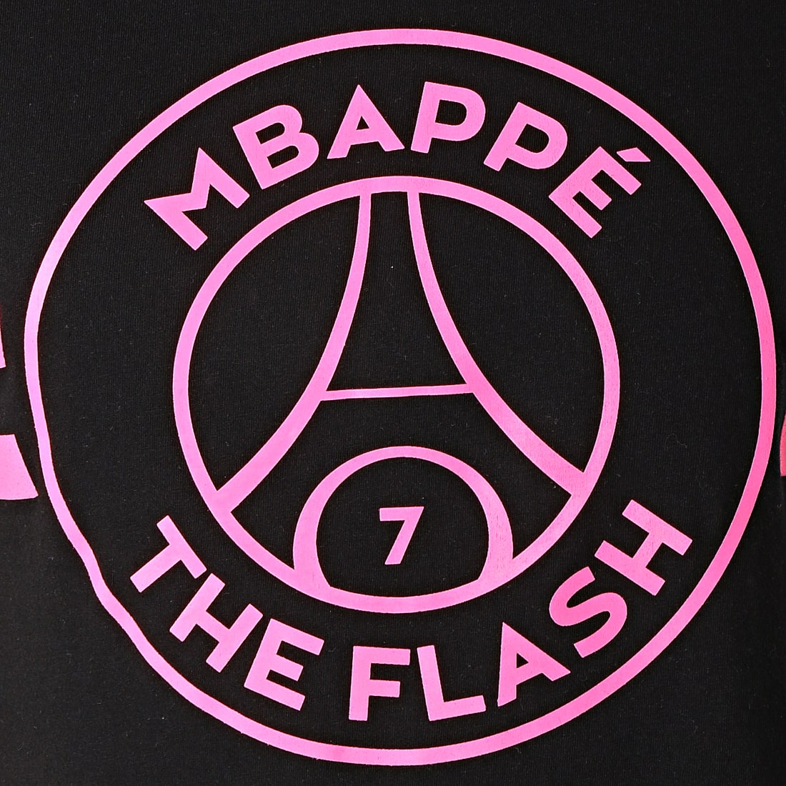 Foot - Tee Shirt Flash MBappé Noir Rose ...