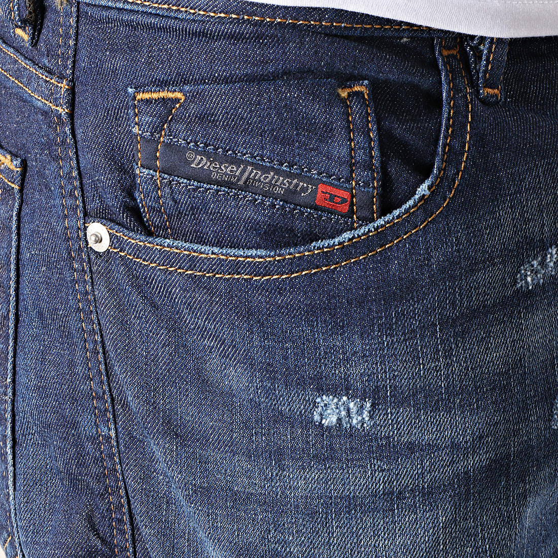 Diesel Short Jean Thoshort 00SD3U087AN Bleu Denim