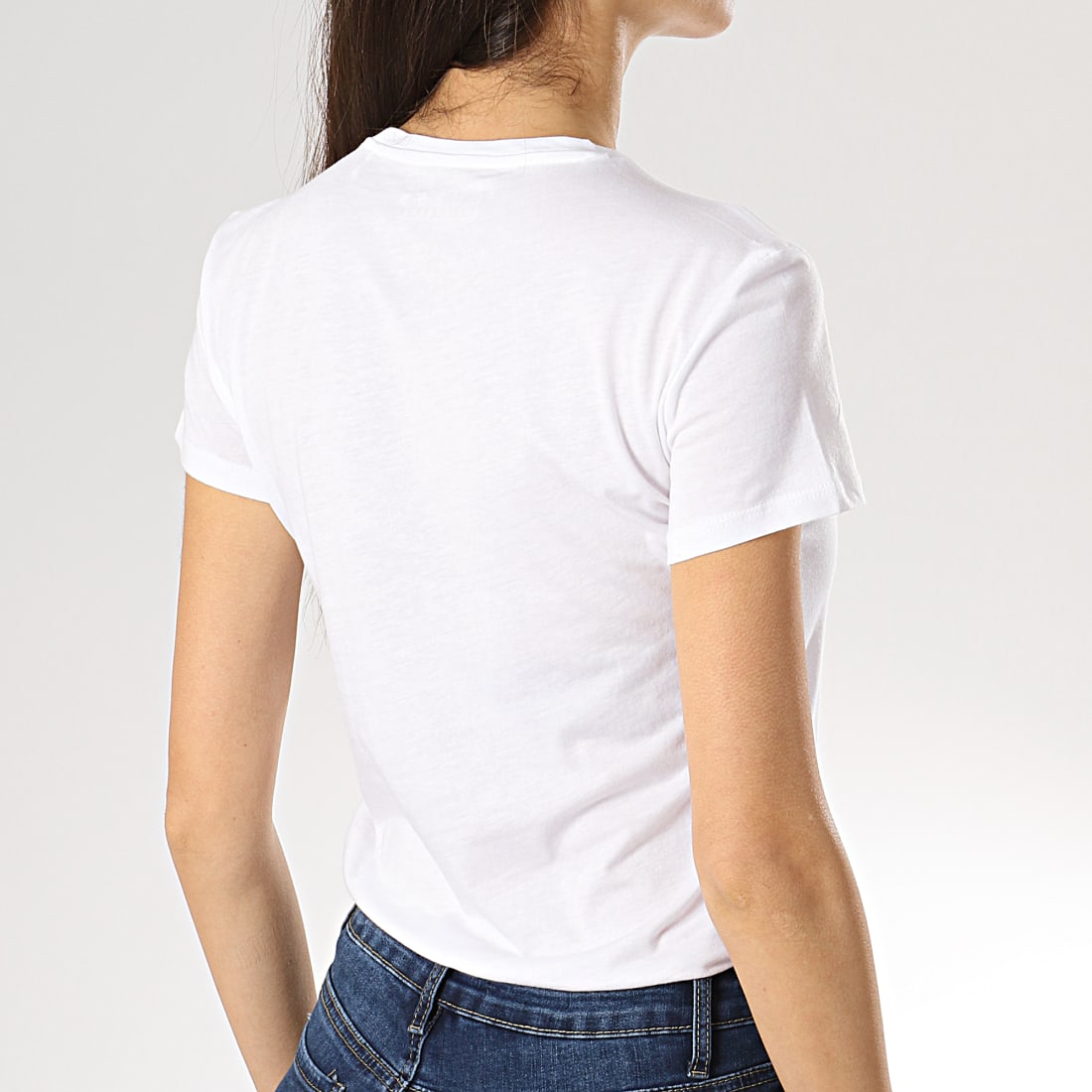 Guess Tee Shirt Femme W92i82 K7wa0 Blanc 