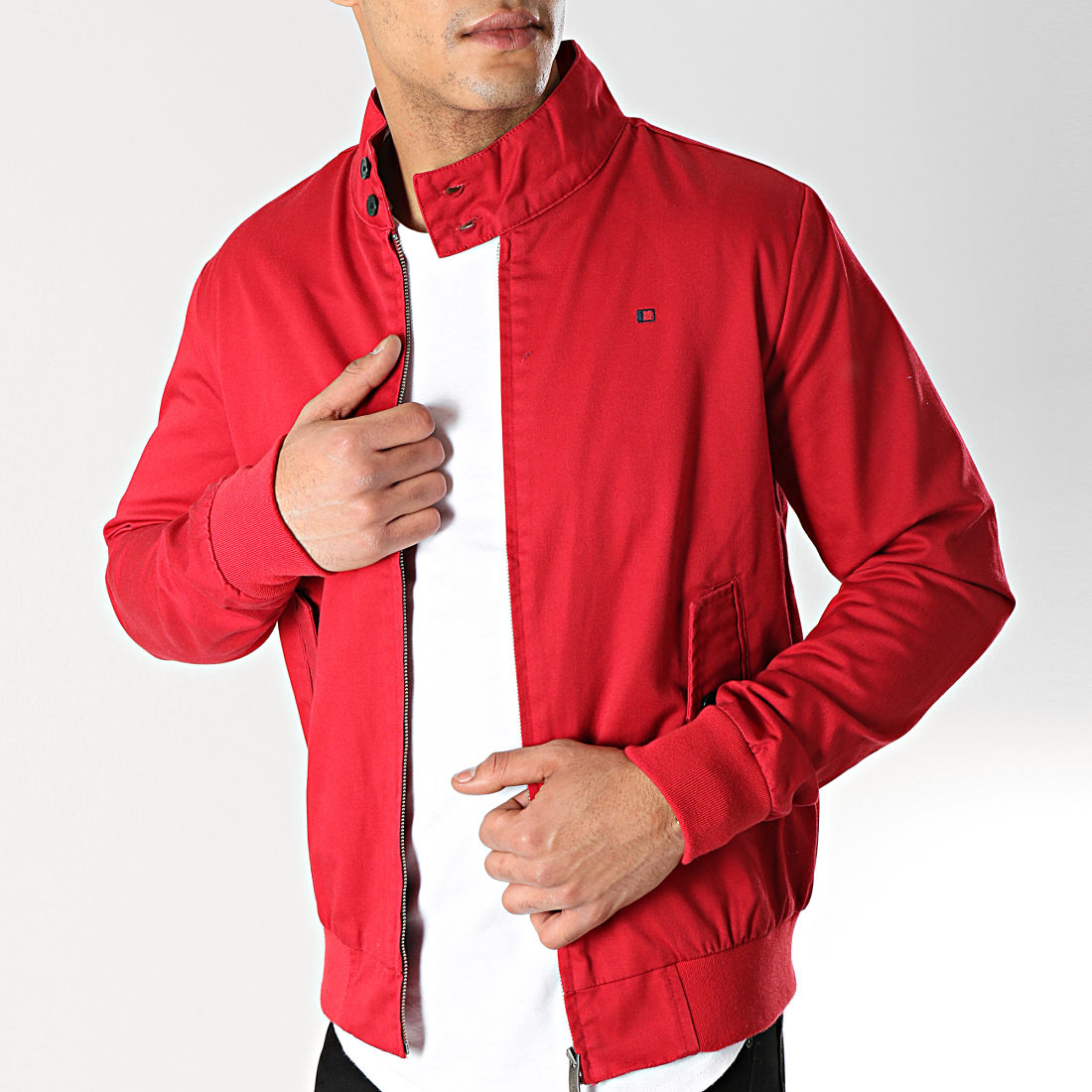 Teddy Smith - Veste Zipp?�e Sanson 2 Rouge - LaBoutiqueOfficielle.com