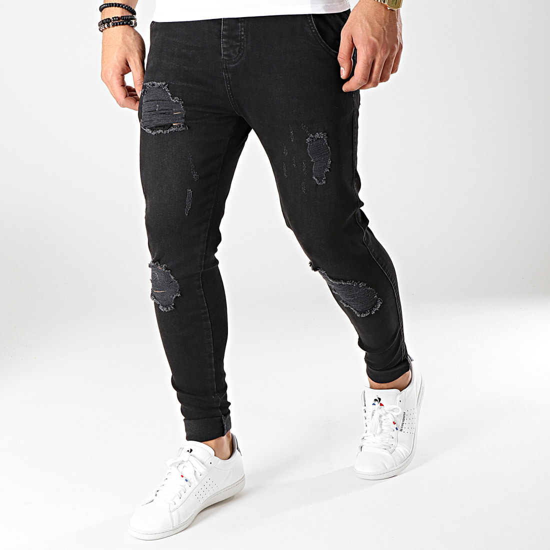 SikSilk Jean Skinny 12995 Noir