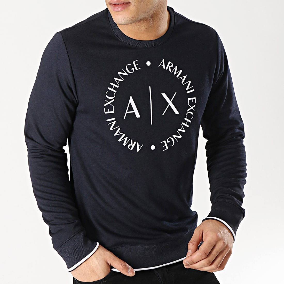 Armani Exchange Sweat Crewneck 8NZM87Z9N1Z Noir