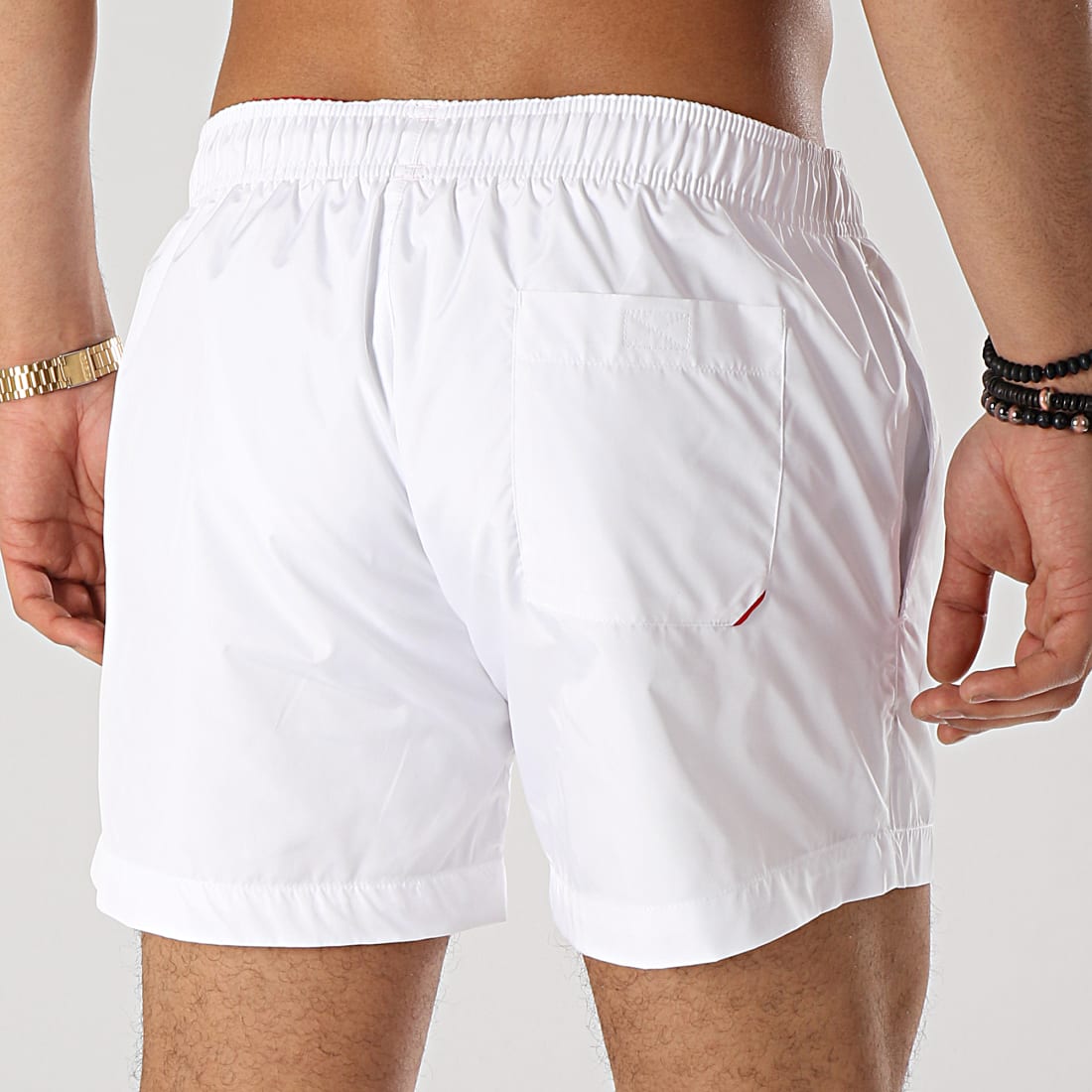 HUGO by Hugo Boss - Short De Bain Barbados 50402198 Blanc ...