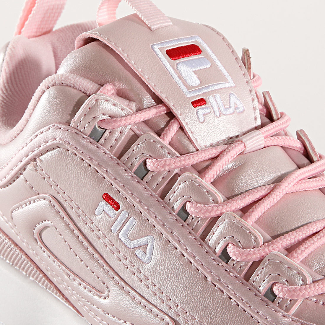 basket fila disruptor femme rose