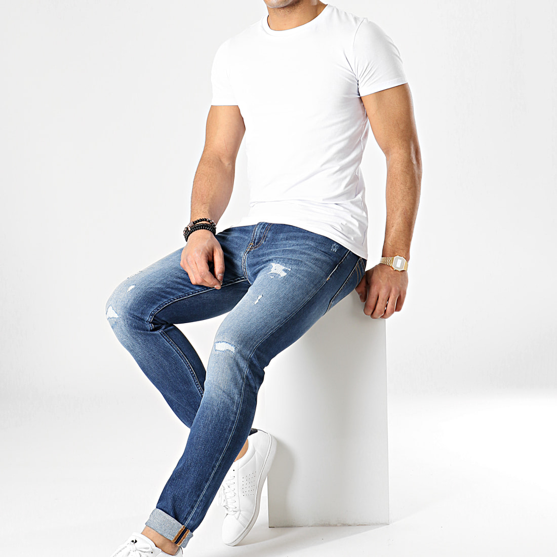 Calvin Klein Jean Skinny Modern Classics 1870 Bleu Brut