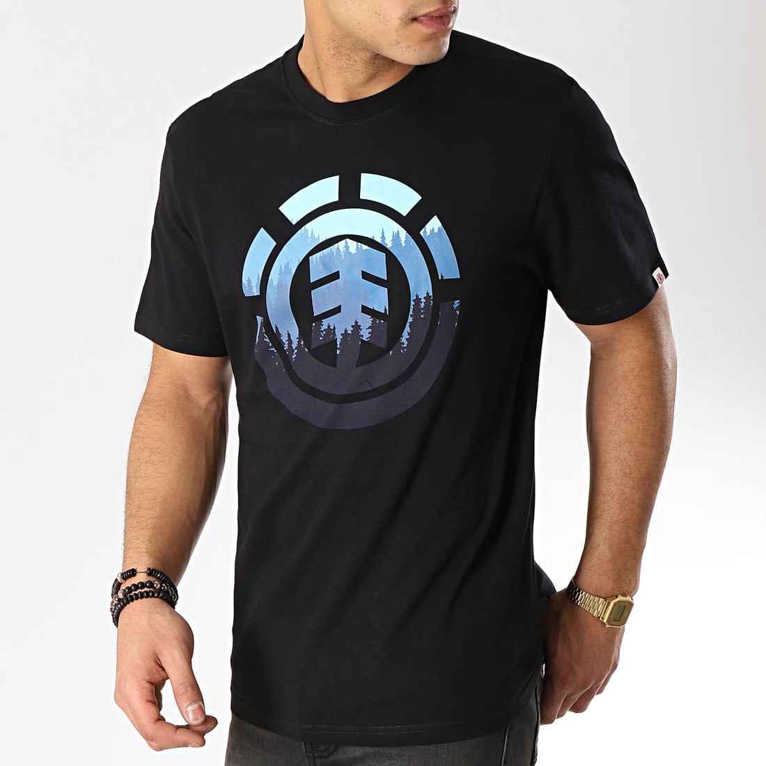 Element - Tee Shirt Glimpse Icon Noir - LaBoutiqueOfficielle.com