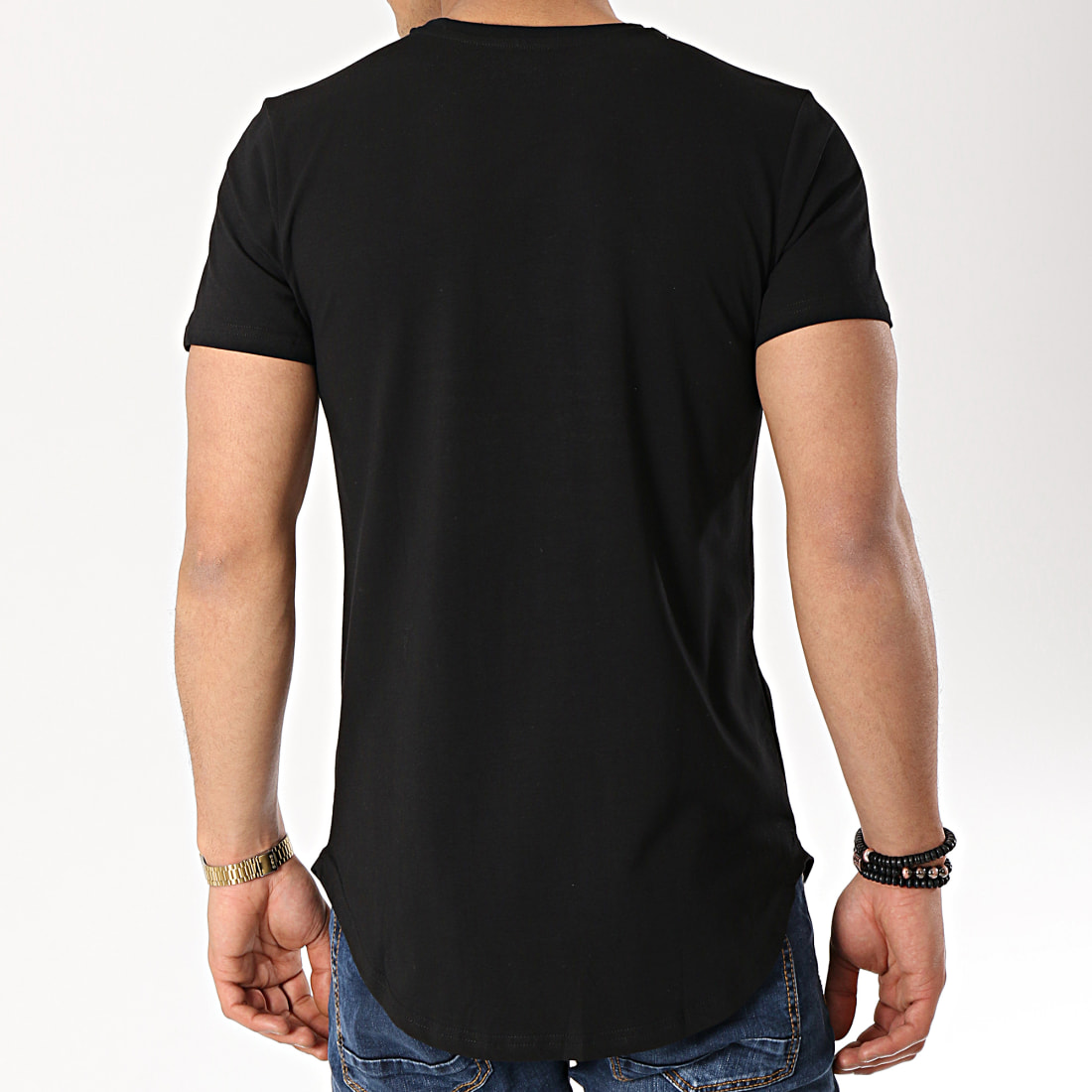 MTX - Tee Shirt Strass Oversize M1902 Noir ...