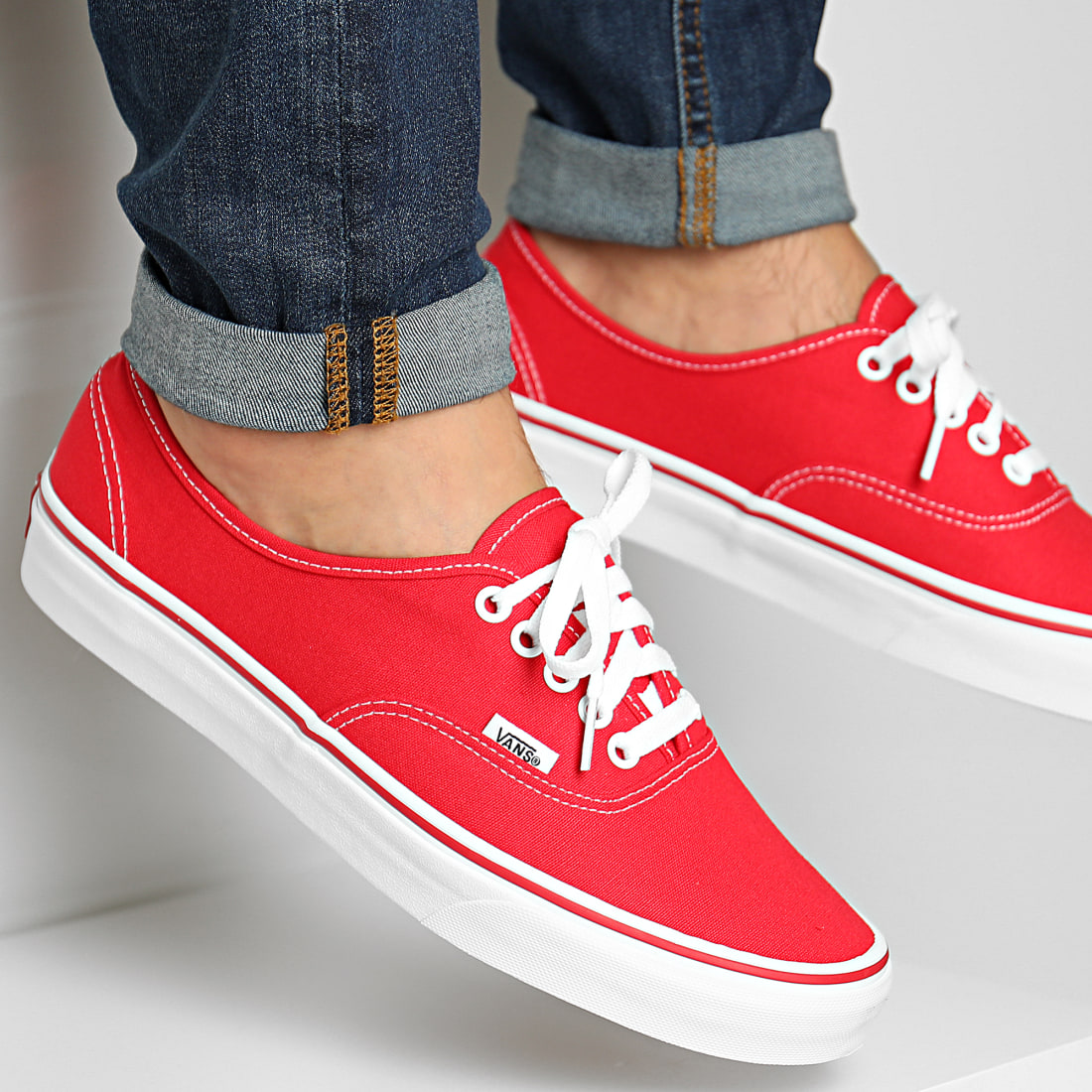 vans rouge bebe