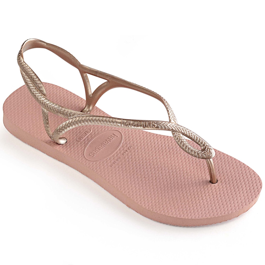 Havaianas Tongs Femme Luna 4129697 Rose Doré