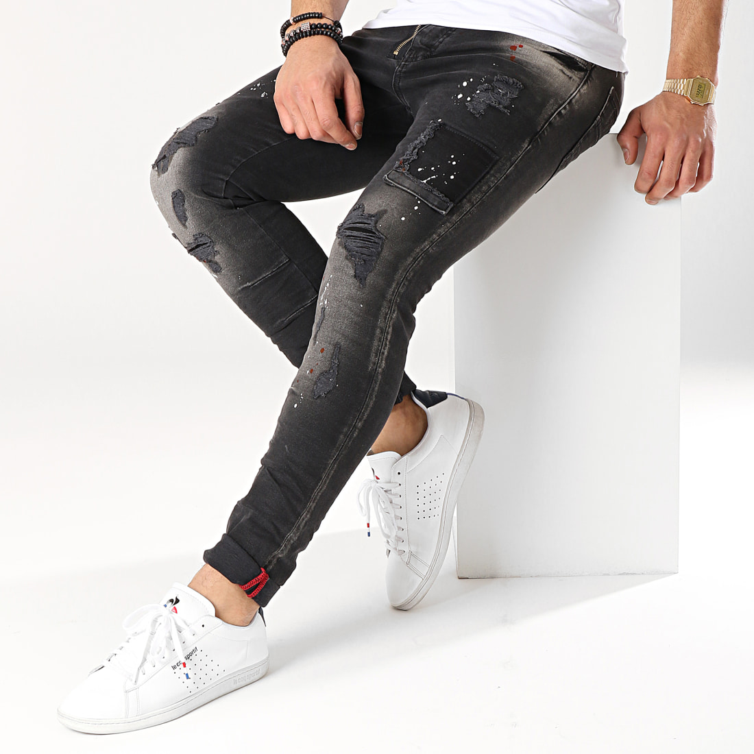 Jean project x best sale noir
