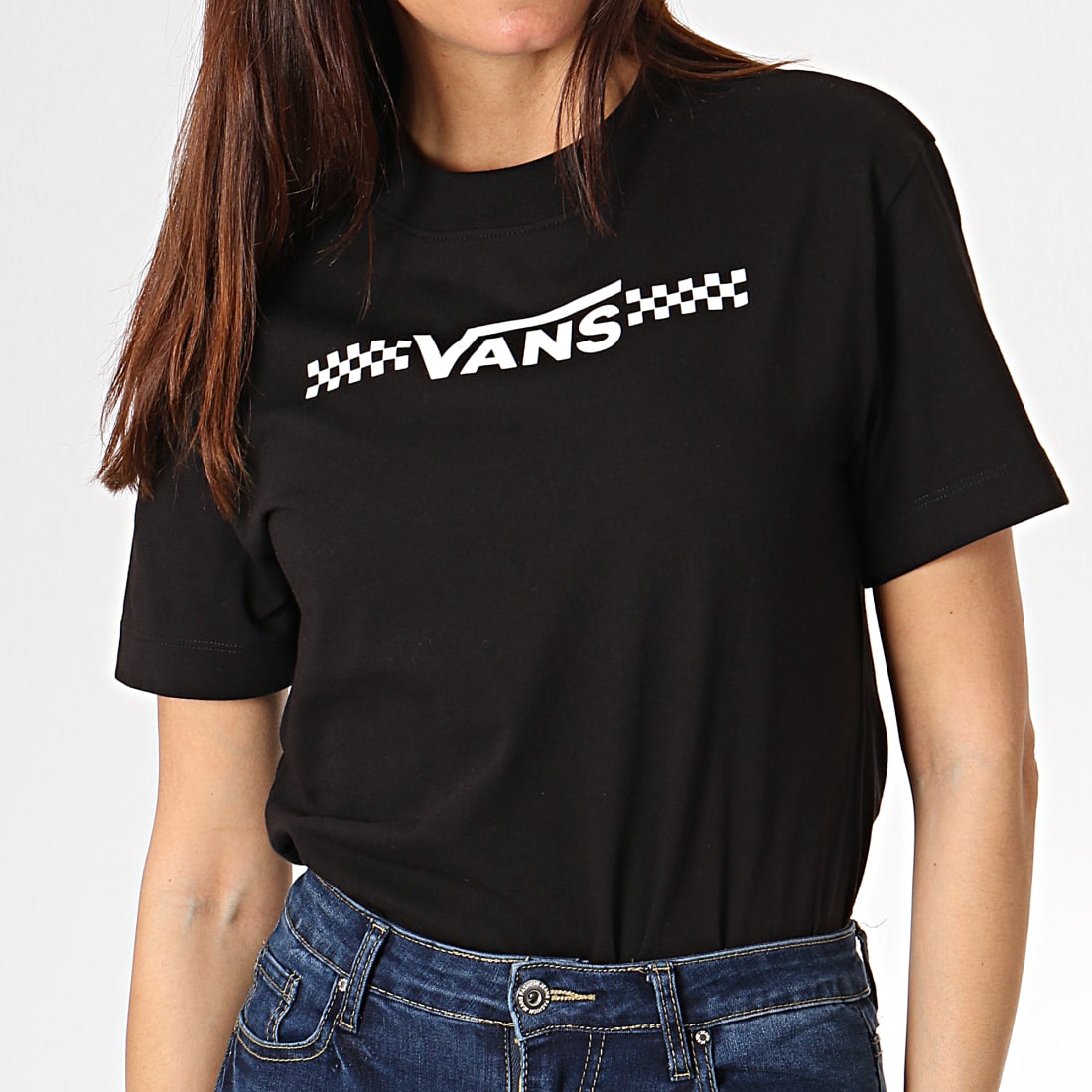 Vans Tee Shirt Femme Funniers Times Box A3ULO Noir