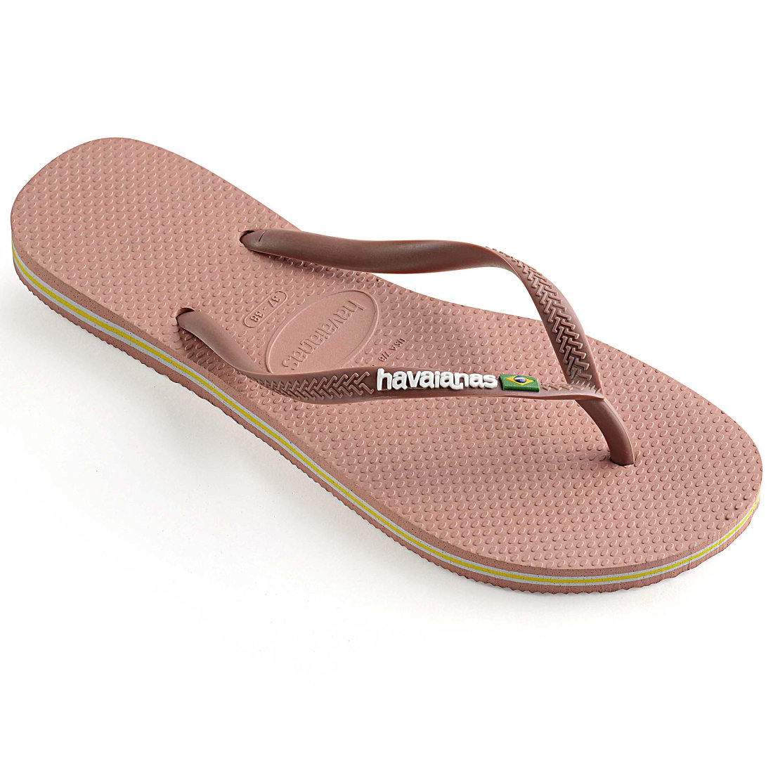 Havaianas Slim Brasil Logo - Tongs Confy Avec Drapeau Brésilien Pour Femme
