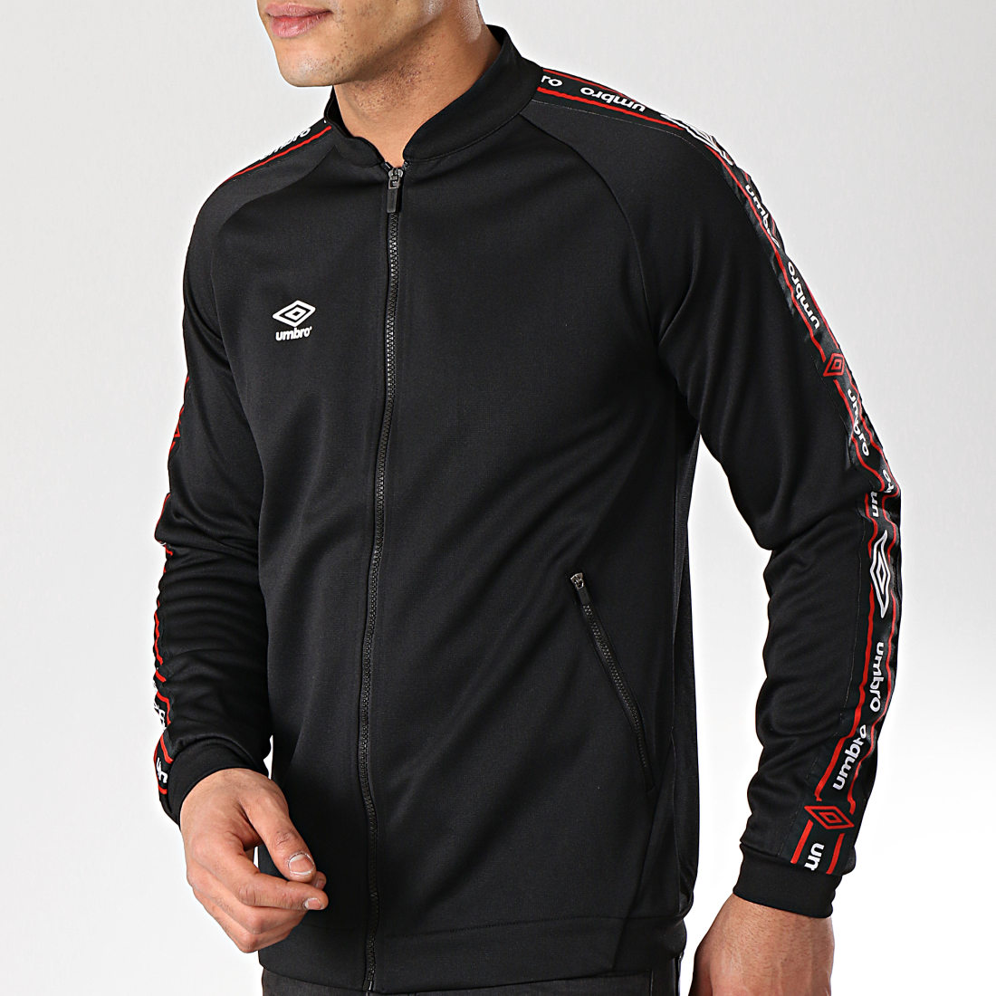 Umbro - Veste Zipp?�e Avec Bandes Authentic 697300-60 Noir - LaBoutiqueOfficielle.com