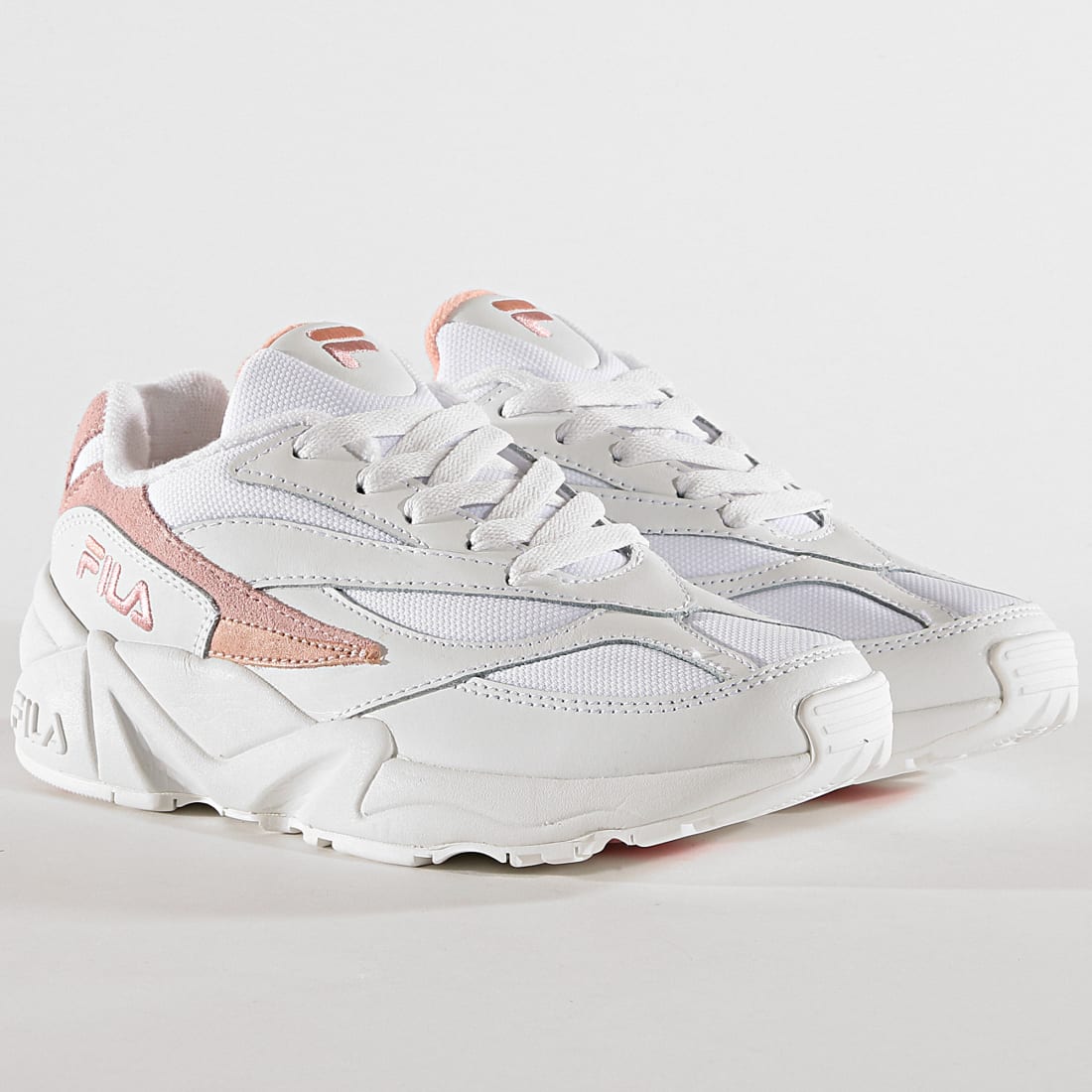 White salmon pink fila online