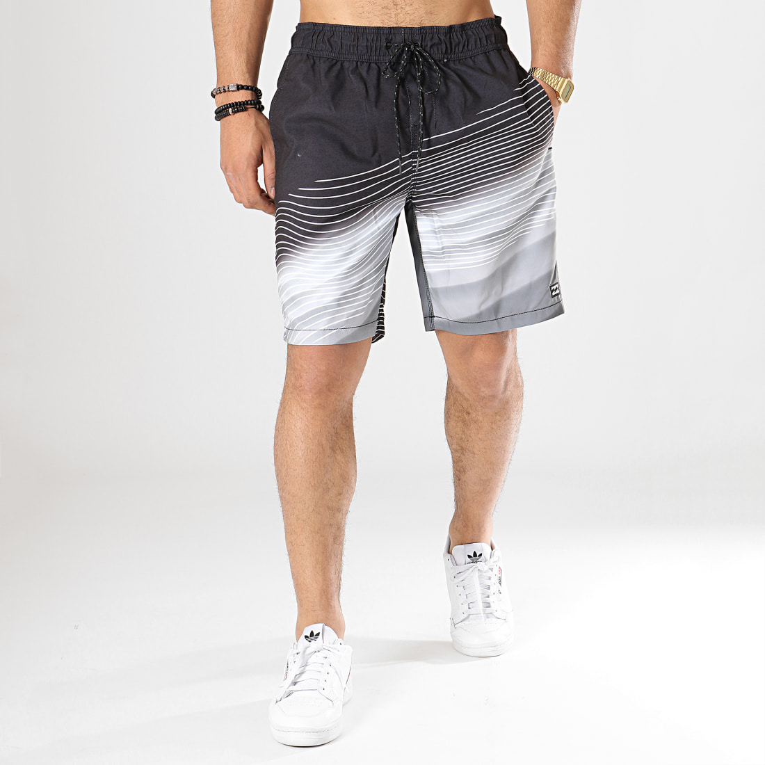 Billabong - Short De Bain Resistance Noir Gris ...