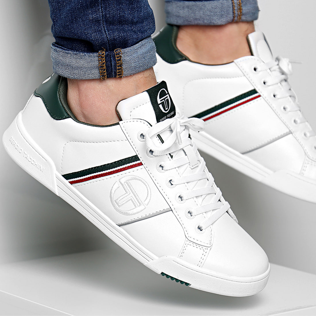 Sergio Tacchini Baskets Parigi Classic STM914120 White Green