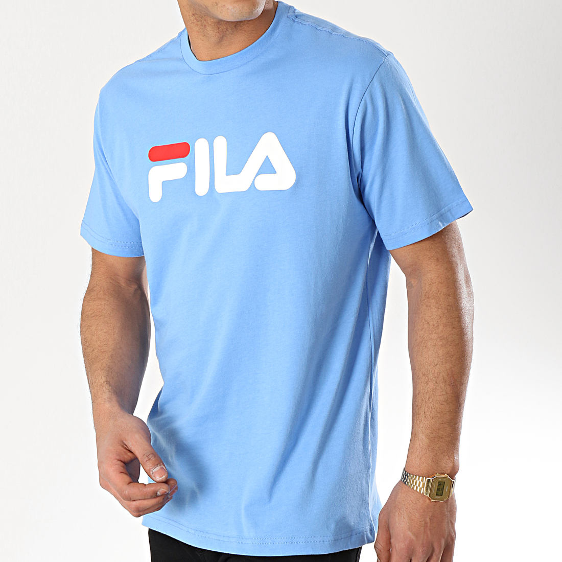 T shirt fila bleu deals
