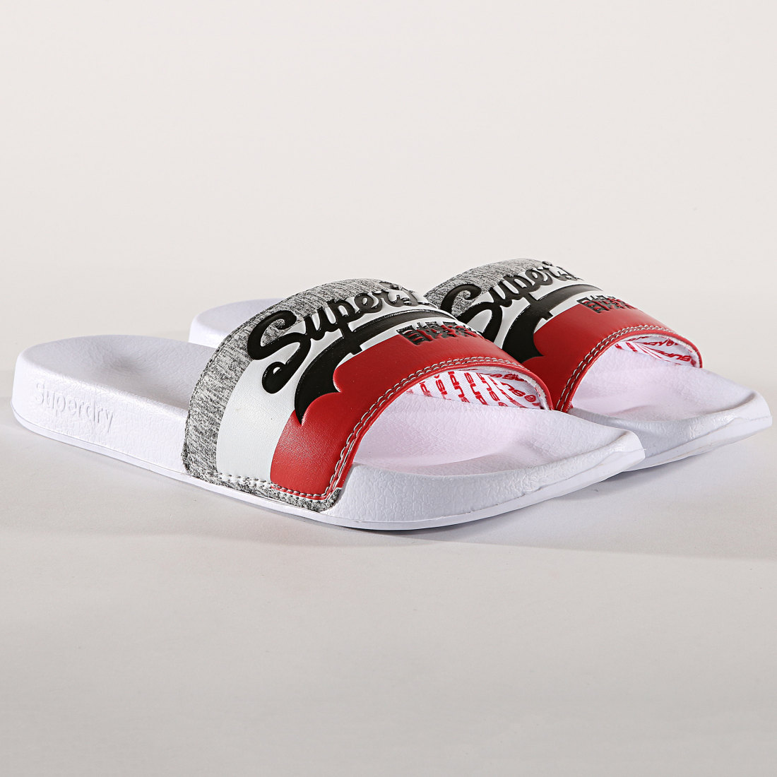 Claquette hotsell superdry rouge