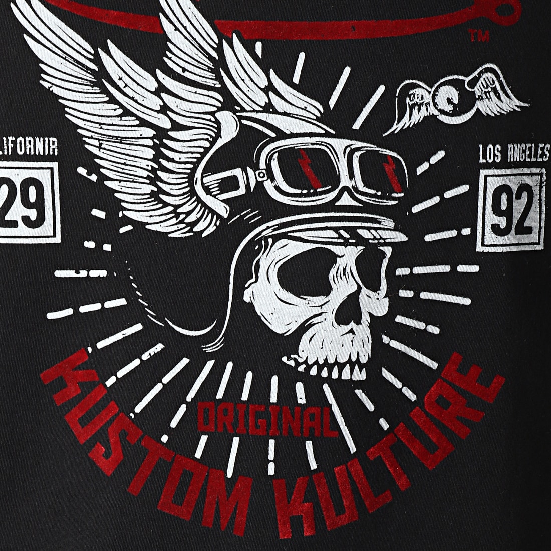 Von Dutch Tee Shirt Helm Noir LaBoutiqueOfficielle