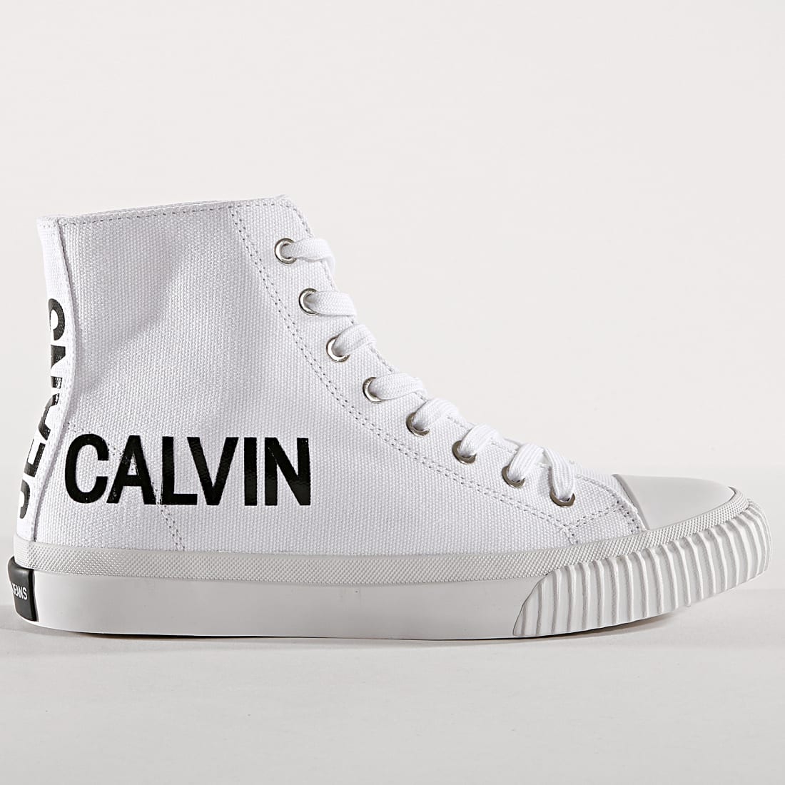 baskets chunky en cuir calvin klein