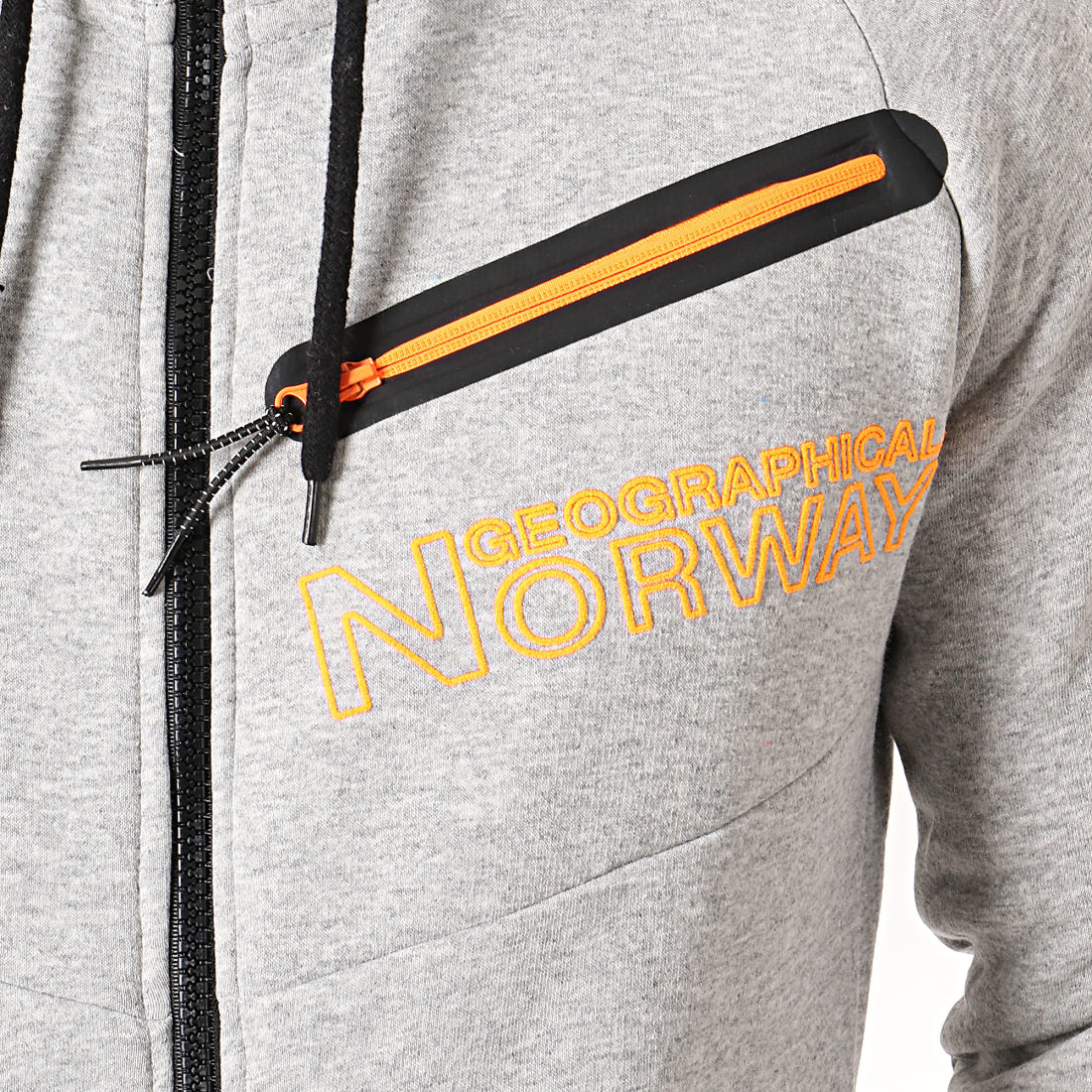 Sweat Capuche Homme Sweat à Capuche Geographical Norway Demi-zip