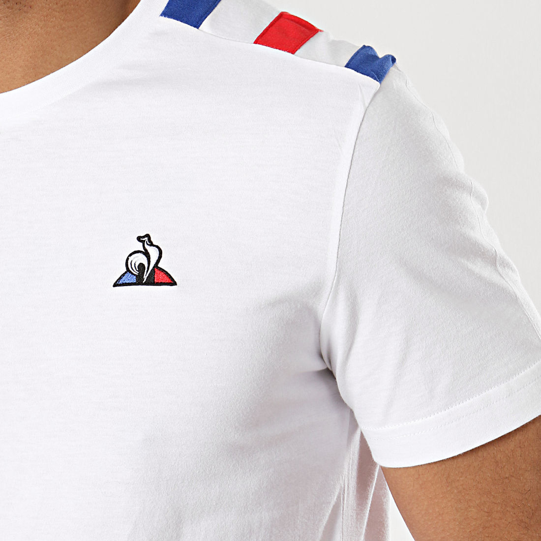 T shirt le coq sportif blanc deals