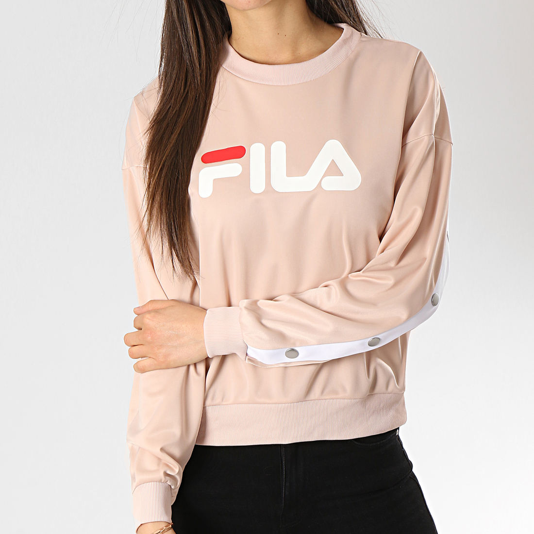 sweat fila femme beige