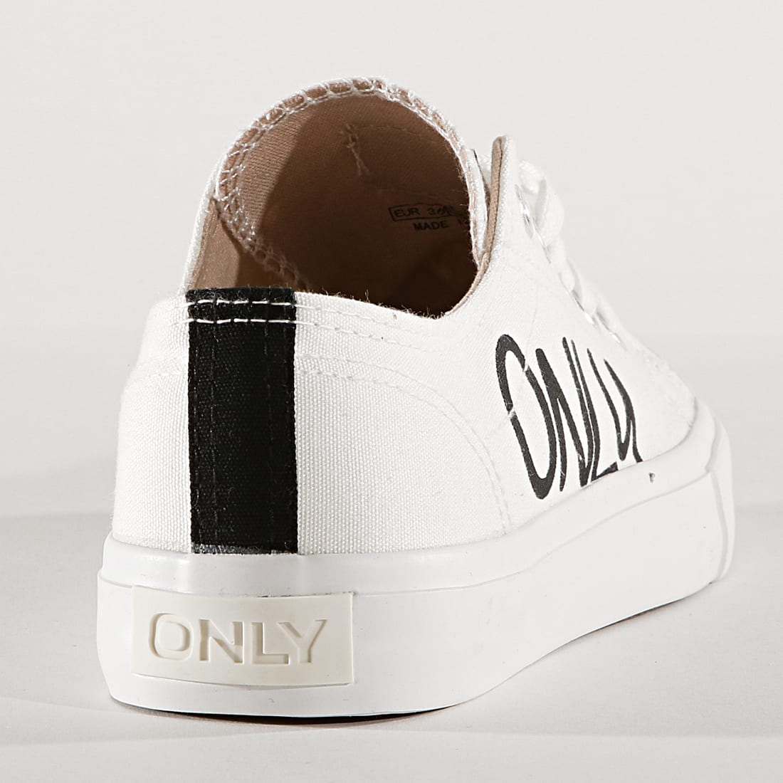 Only Baskets Femme Suri Canvas 15172230 White Snow