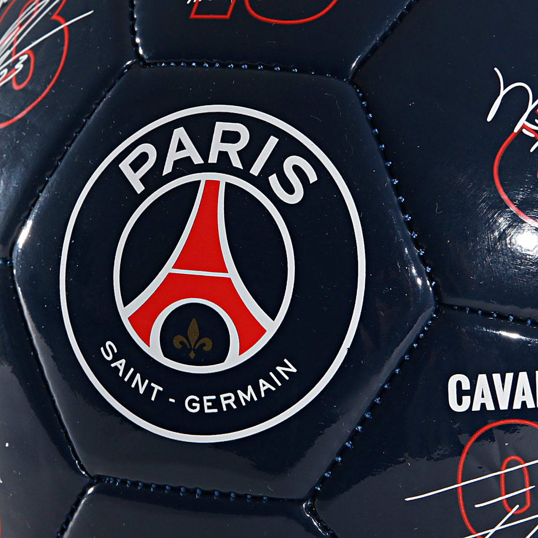 Ballon de Football Officiel PSG Paris Saint-Germain Marine Rouge