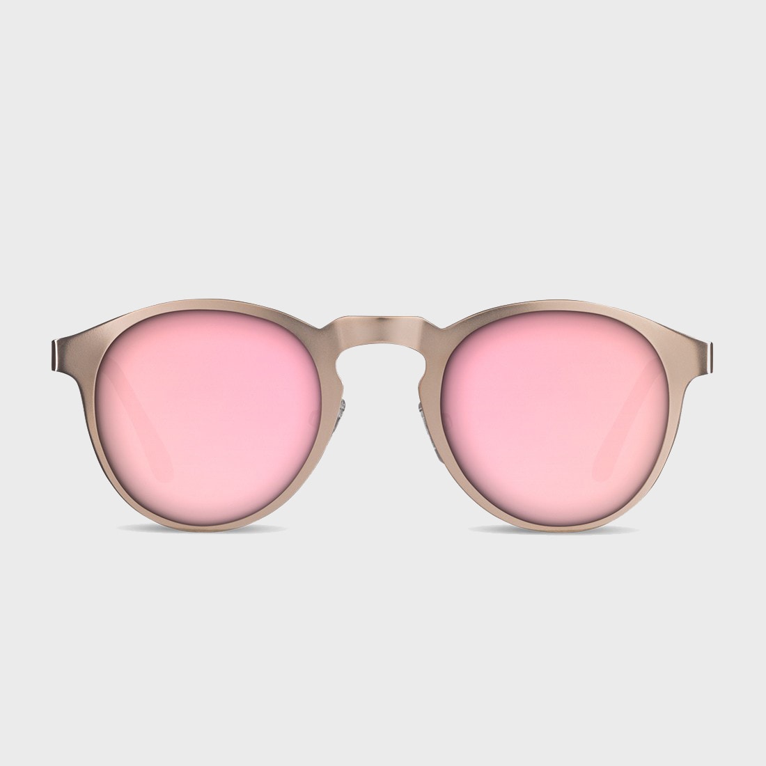 Lunettes De Soleil D.Franklin Unisexe - Verres Polarisés UV400 - Monture TR90/Acétate - Ultra Light S Round