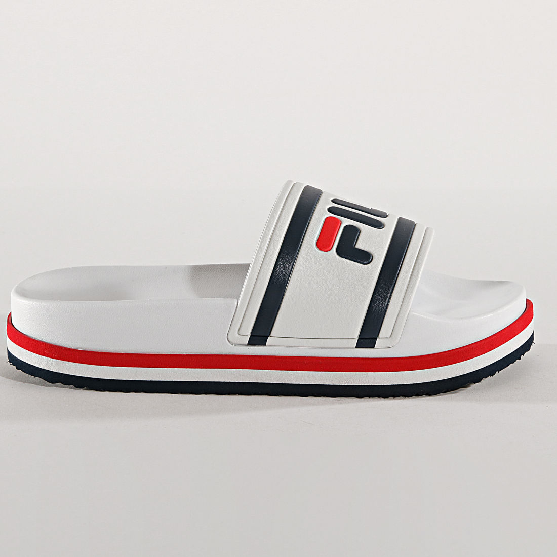 claquette fila blanche femme