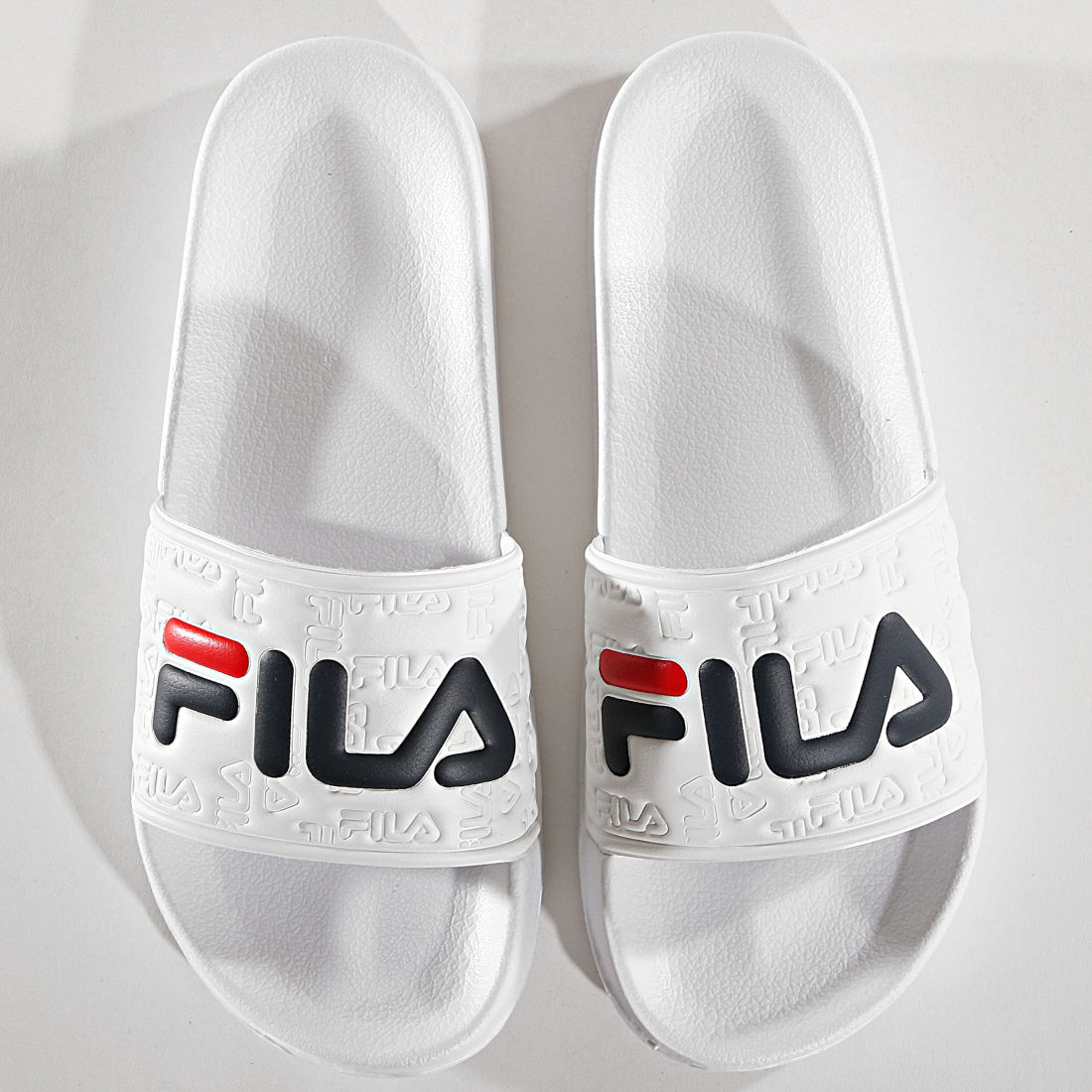 claquette fila blanche femme