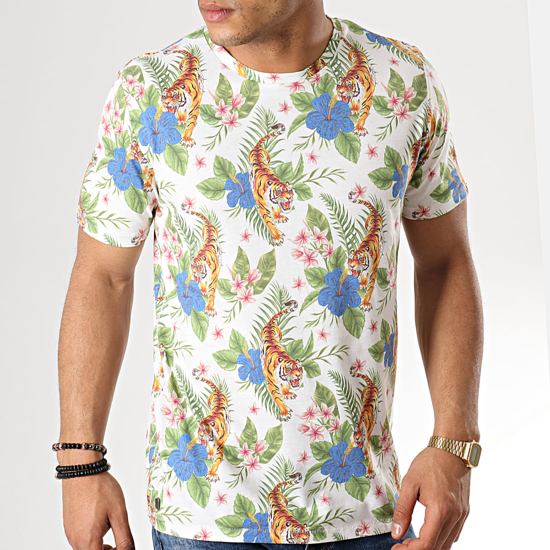Tokyo Laundry Tee Shirt Honolulu Blanc Floral Laboutiqueofficielle Com