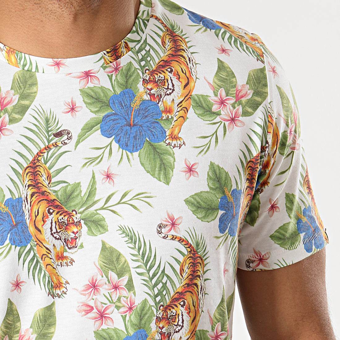 Tokyo Laundry Tee Shirt Honolulu Blanc Floral Laboutiqueofficielle Com