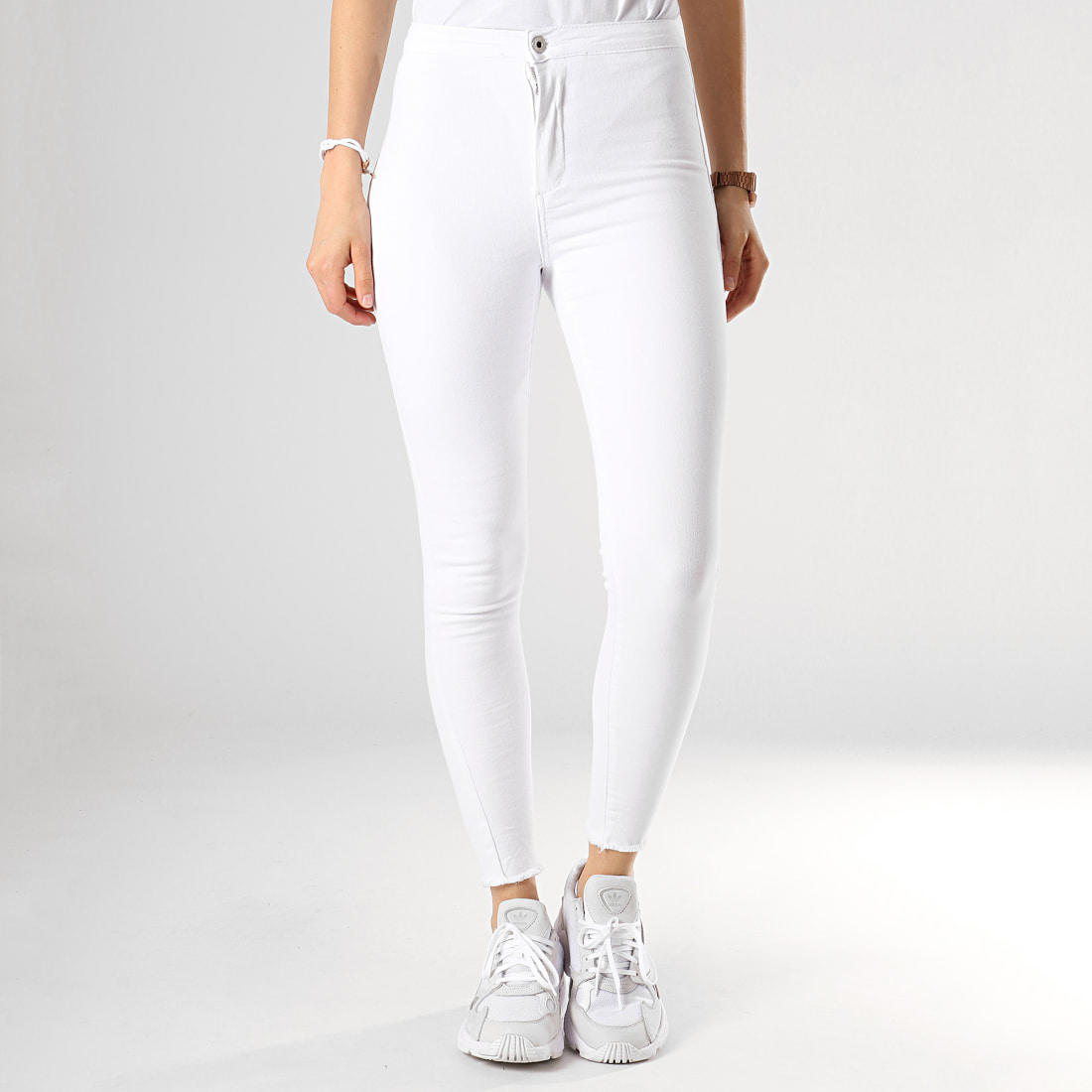 Jegging blanc femme