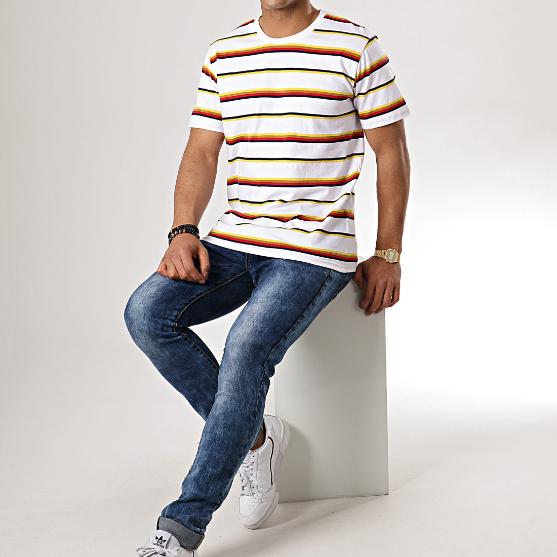 Celio - Tee Shirt Necali Blanc - LaBoutiqueOfficielle.com