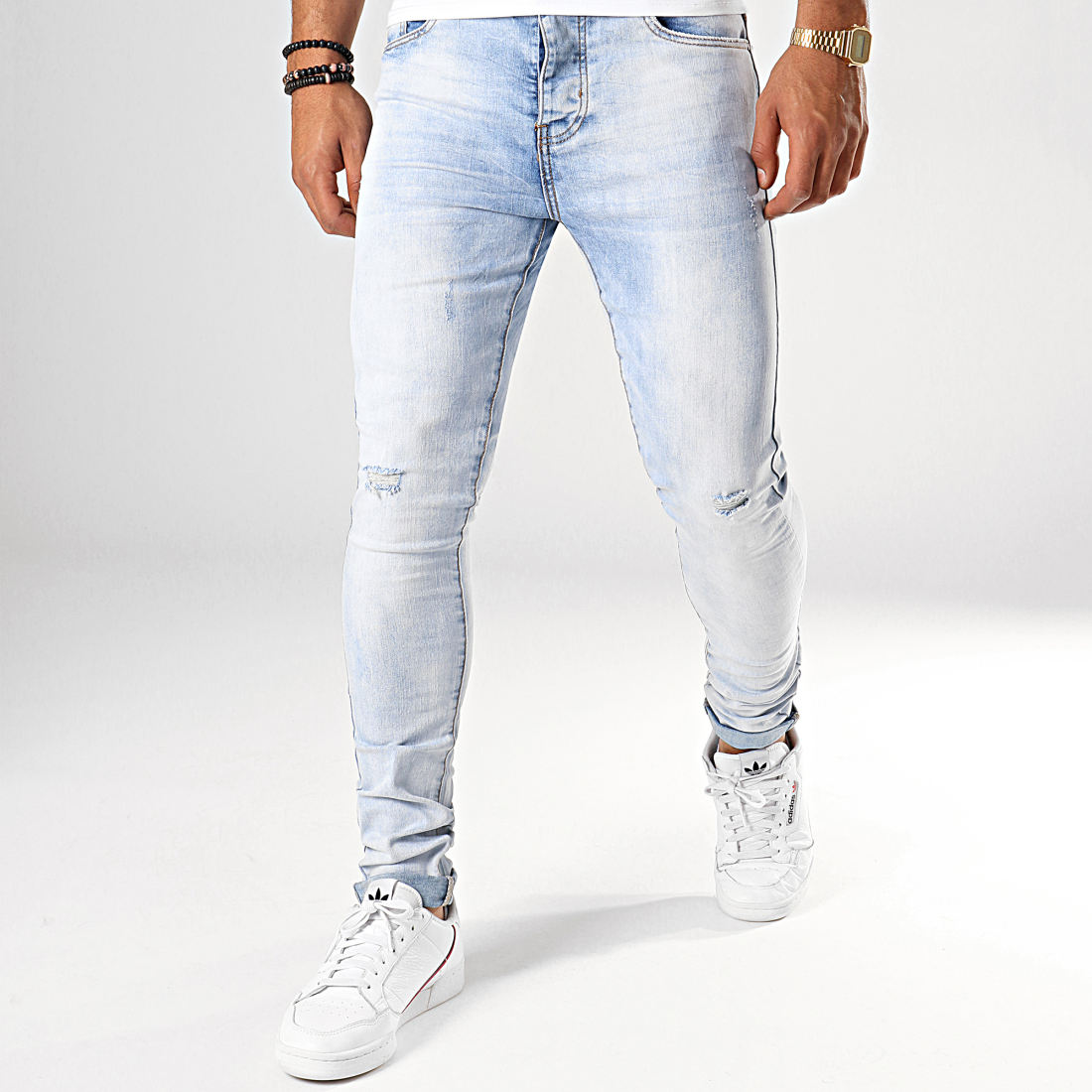 Jean store bleu skinny