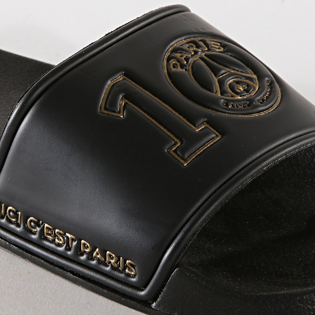 PSG - Claquettes Ici C'est Paris 657380-62 Noir ...