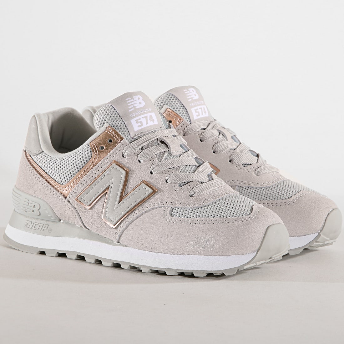 New Balance Baskets Femme 574 72466150 Grey Rain Cloud