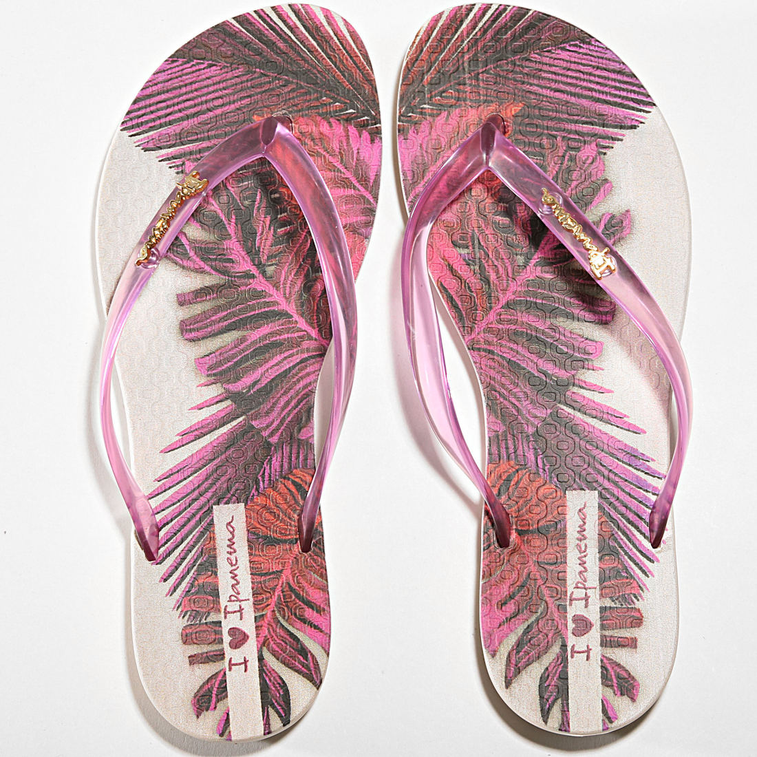 Ipanema Tongs Femme Wave Tropical 82687 Beige Floral