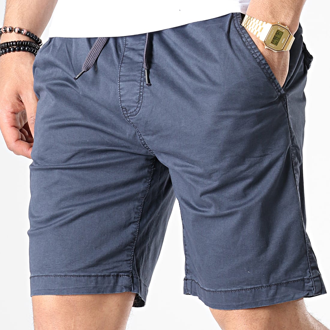 Indicode Jeans Short Chino Kelowna Bleu Marine