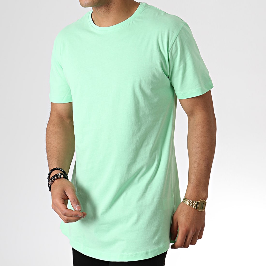 Urban Classics Tee Shirt Oversize TB638 Vert Clair