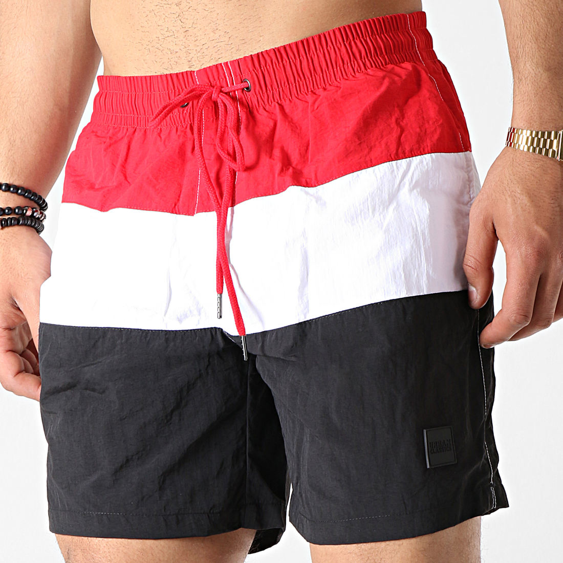 Short De Bain Homme Urban Classics - Coupe Courte - Slip Intégré - 2 Poches - Taille XS à 5XL - Plusieurs Couleurs