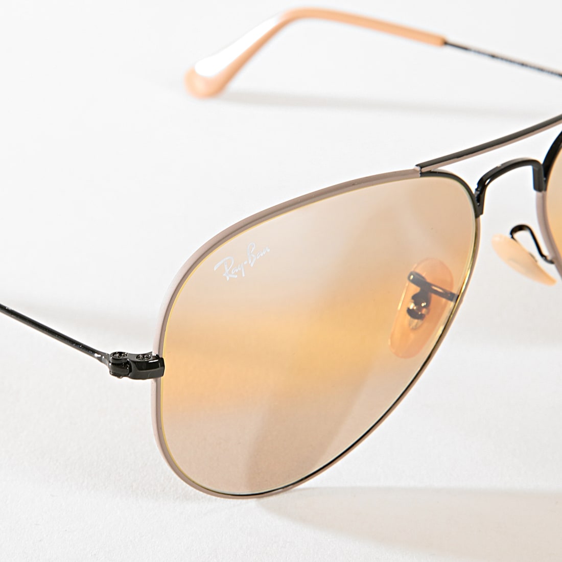 RayBan De Soleil Aviator Mirror 3025 Noir Marron