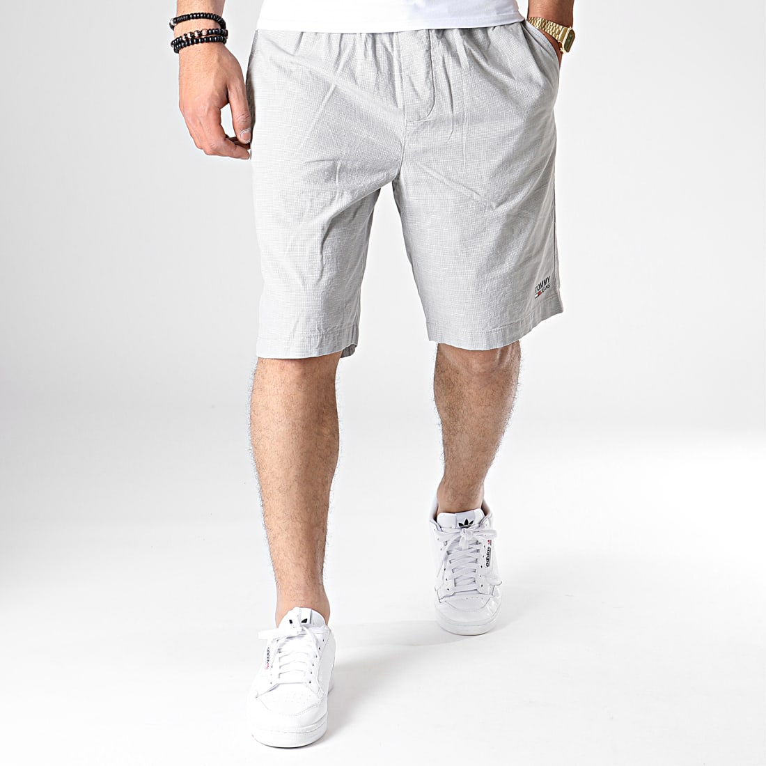Tommy Jeans Short De Sport Basketball 6509 Gris Clair